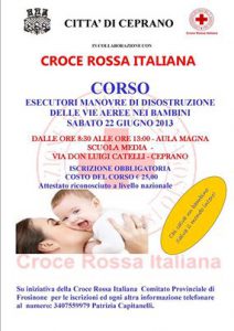 Corso disostruttore vie respiratorie bambini